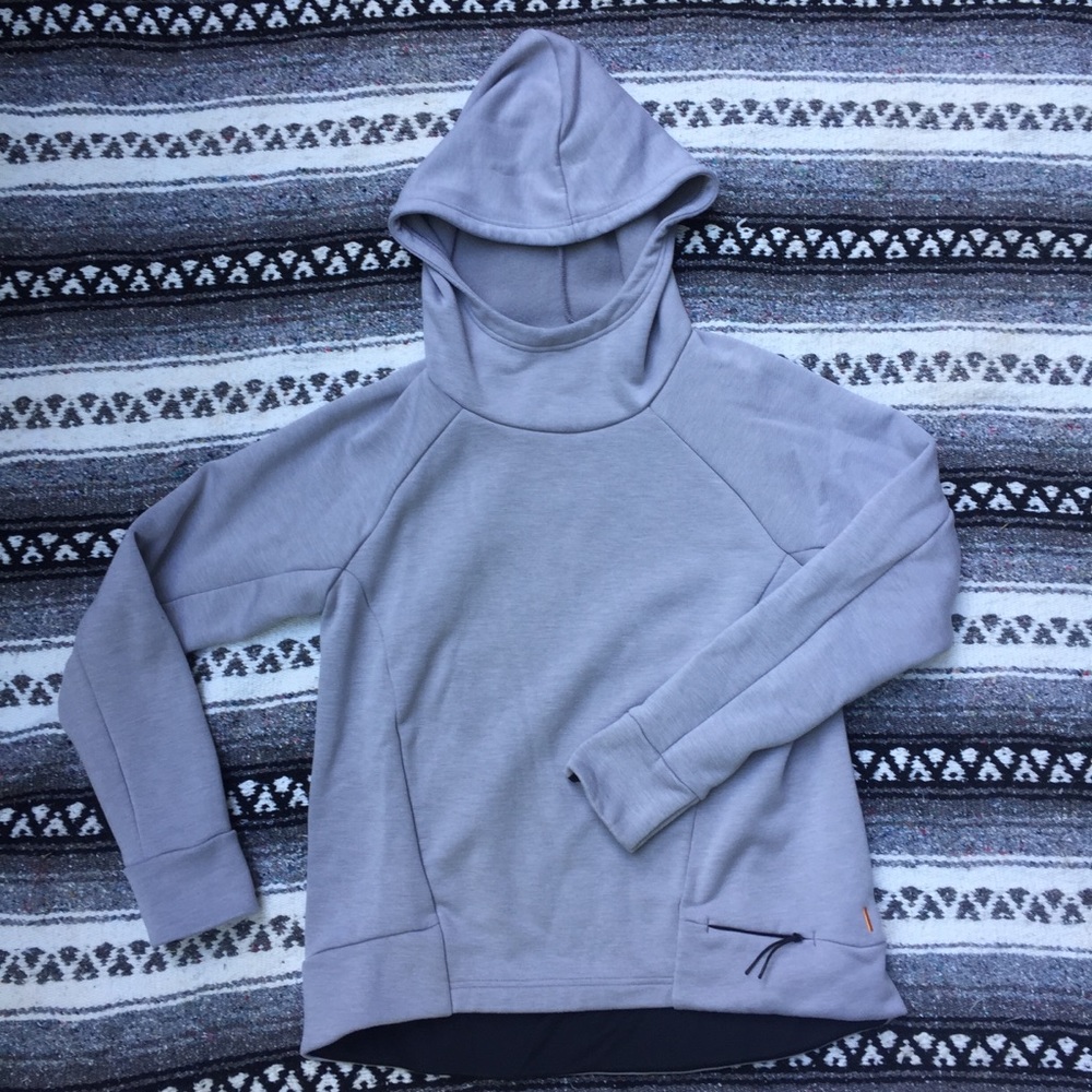 Lucy Soft Grey Hooded Sweatshirt S